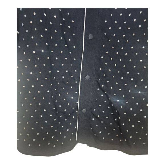 NWT FOREVER 21 Disney Mickey Mouse Jersey Blinged Out Unisex - Size XXL - Picture 6 of 10